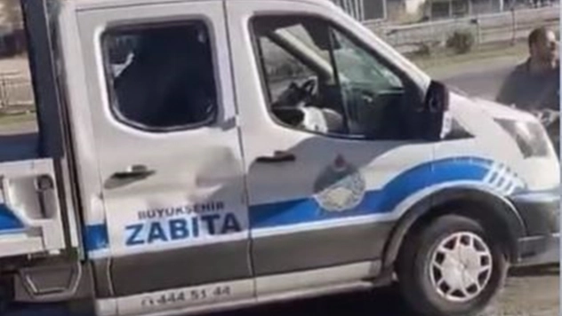 Battalgazi'de Seyyar Satıcıdan Zabıtalara Saldırı