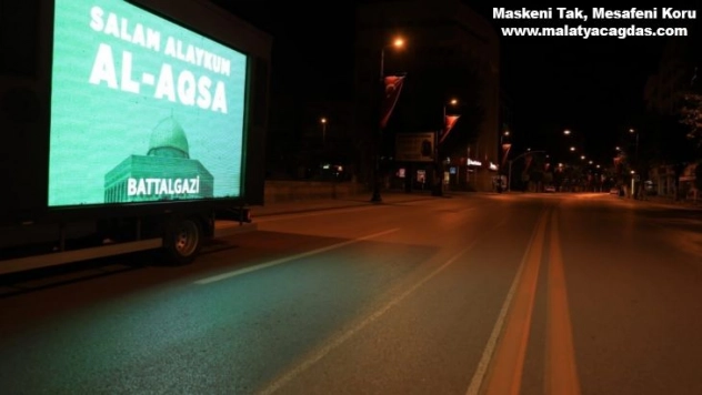 Battalgazi'den Filistin'e selamlı destek