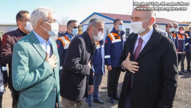 Battalgazi'nin projelerine Bakan Karaismailoğlu'ndan tam destek