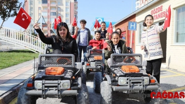Battalgazi trafik parkı özel çocuklarla şenlendi