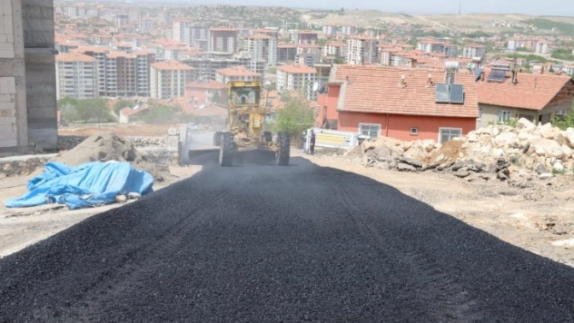 Battalgazi Yıldıztepe'de asfaltlama çalışmaları
