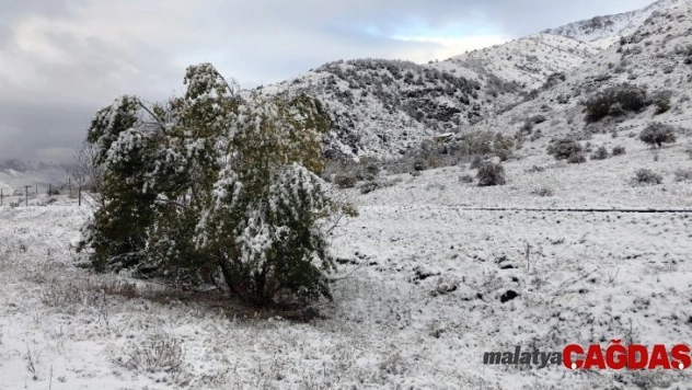 Bayburt ve Erzincan'ın yüksek kesimleri beyaza büründü