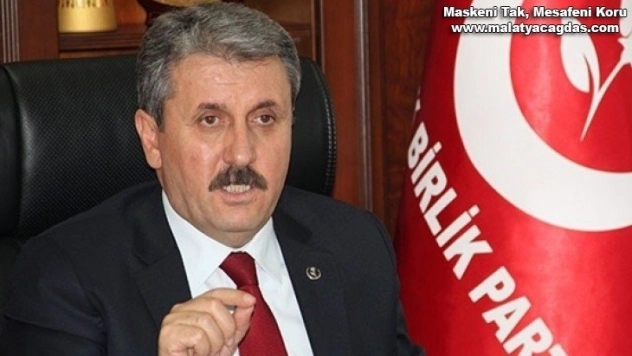 BBP Genel Başkanı Mustafa Destici'den Tokat Gibi Cevap