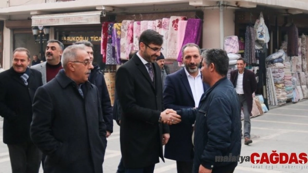 Belediye Başkanı Nesrullah Tanğlay'dan esnaf ziyareti