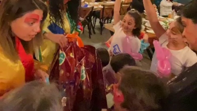 Bellapais, lösemili çocukları yemekte bir araya getirdi