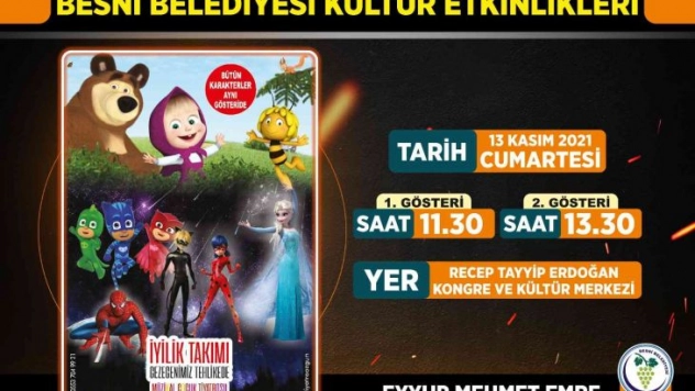 Besni Belediyesi çocukları tiyatro ile buluşturuyor