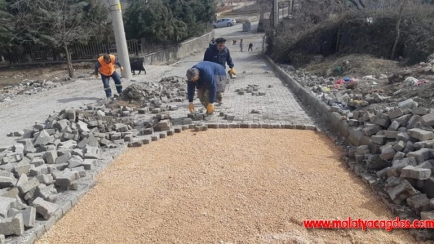 Besni Belediyesi'nin ekipleri sahada