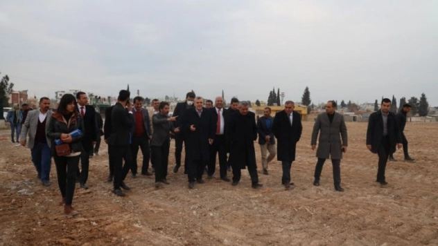 Beyazgül Ceylanpınar ilçesinde çalışmaları inceledi