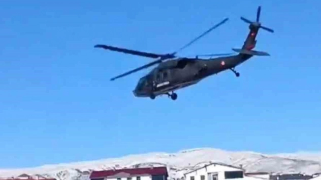 Bingöl'de helikopter destekli çalışma ile enerji kesintisi giderildi