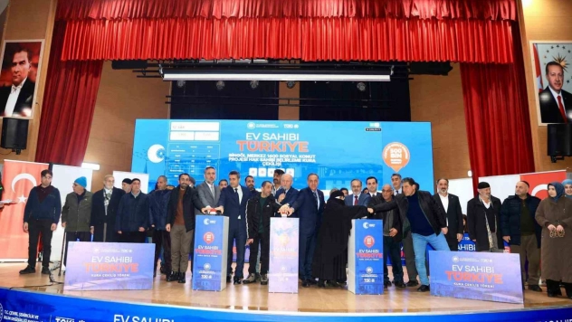 Bingöl'de TOKİ sosyal konutların kurası çekildi