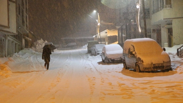 Bingöl Karlıova'da kar yağışı hayatı olumsuz etkiliyor