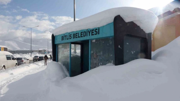 Bitlis'te 76 köy yolu ulaşıma kapalı