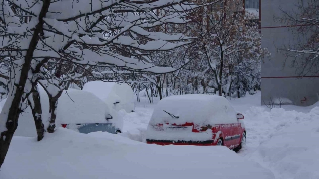Bitlis'te kar yağışı nedeniyle 87 köy yolu ulaşıma kapandı