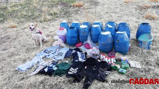 Bitlis'te PKK terör örgütüne ait malzeme ele geçirildi