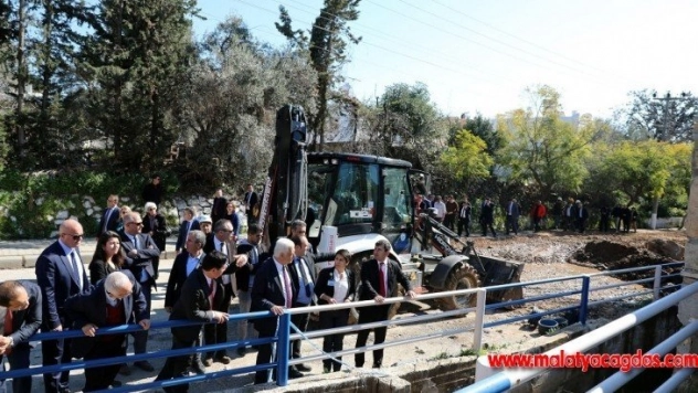 Bodrum Bitez'te taşkınların önüne geçildi