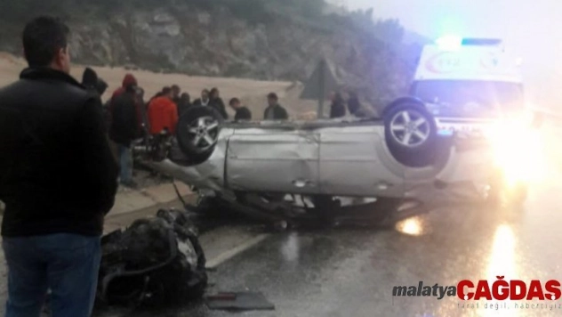 Boğayokuşu'nda trafik kazası 2 yaralı