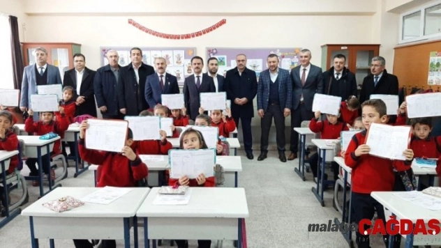 Boğaz Şehit Murat Ateş Ortaokulunda karne töreni düzenlendi