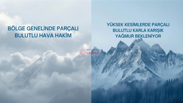 Bölge Genelinde Parçalı Bulutlu Hava Hakim