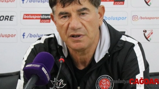 Boluspor - Fatih Karagümrük maçının ardından