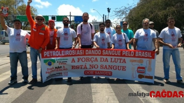 Brezilya'da işçilerden ilginç grev