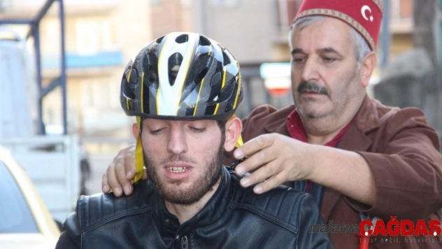 Bu motor kask takılmadan çalışmıyor