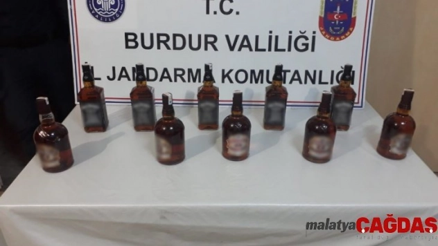 Burdur'da kaçak içki operasyonu