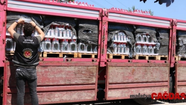 Bursa'da 6 ton ağırlığında sahte içki yakalandı