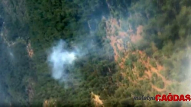 Bursa'da orman yangını: 4 helikopter ve çok sayıda arazöz müdahale ediyor