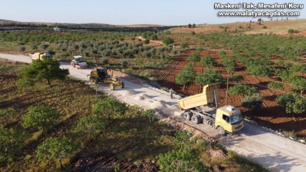 Büyükşehir Belediyesi Karaköprü kırsalında 4 ayrı noktada hizmet veriyor