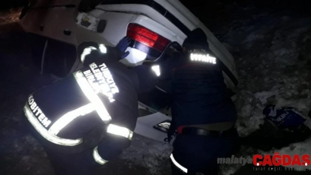 Buzlanma kazaya neden oldu: 1 yaralı