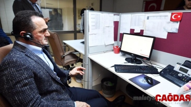 Çağrı merkezini arayan vatandaşlara Başkan Yıldız sürprizi