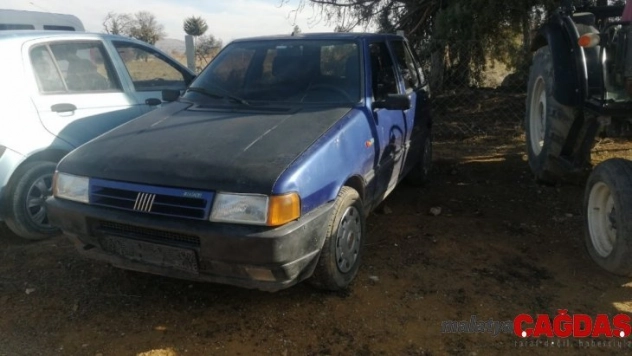 Çaldığı otomobili 2 koyuna takas etti