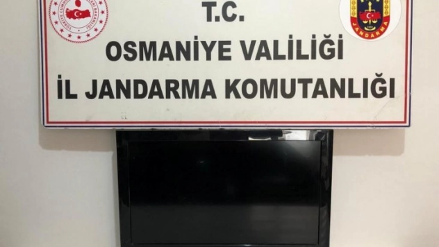 Çalınan televizyon bulunarak sahibine teslim edildi