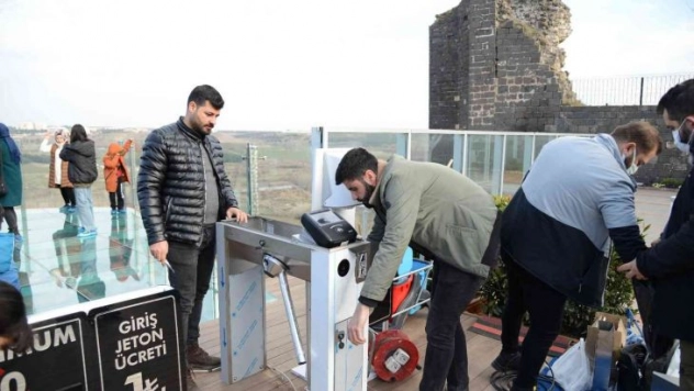 Cam Teras'a Diyarkart ile giriş yapılabilecek