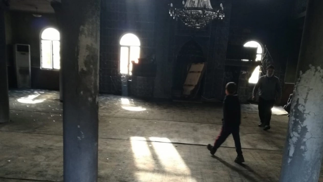 Camide çıkan yangın korkuttu