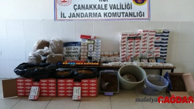 Çanakkale'de tütün operasyonu