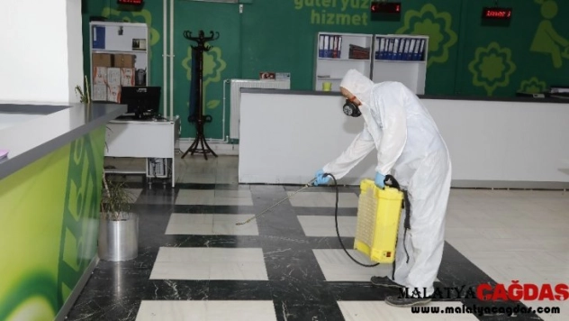 Çankaya'da yoğun dezenfekte çalışması
