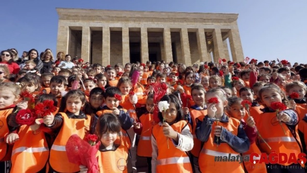Çankayalı kreş çocukları Anıtkabir'de