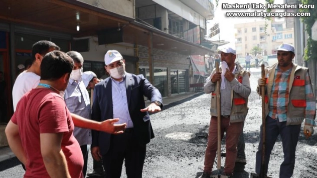 Canpolat asfalt atağını inceledi