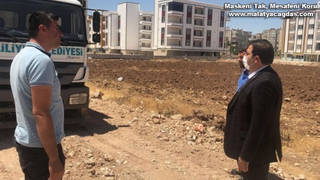 Canpolat, yol ve park çalışmalarını inceledi