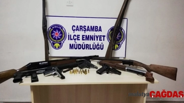 Çarşamba'da 'ruhsatız silah' operasyonu: 1 gözaltı