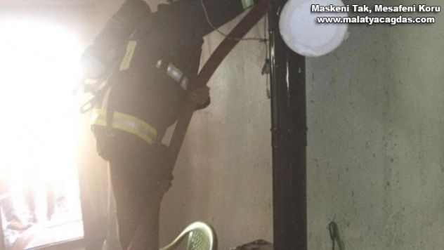 Çatak'ta ev yangını