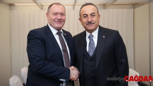 Çavuşoğlu, Interpol Genel Sekreteri Stock ile görüştü