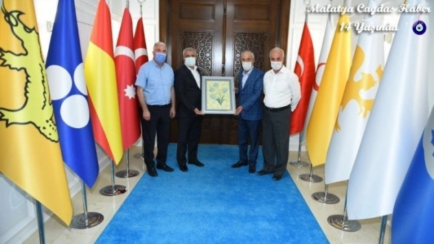 Çelikhan'dan Battalgazi'ye kardeş belediye ziyareti