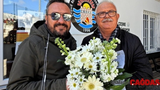 Çeşme Belediyespor-Alaçatıspor derbisi sonrası tribünler karıştı