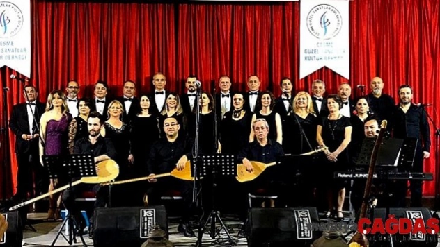 Çeşme'de kış soğuğunda Türk Halk Müziği sıcaklığı