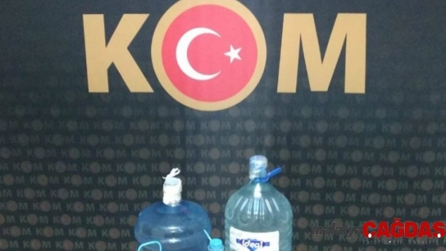 Ceyhan'da kaçak içki operasyonu