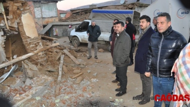 CHP heyeti Doğanyol'da incelemelerde bulundu