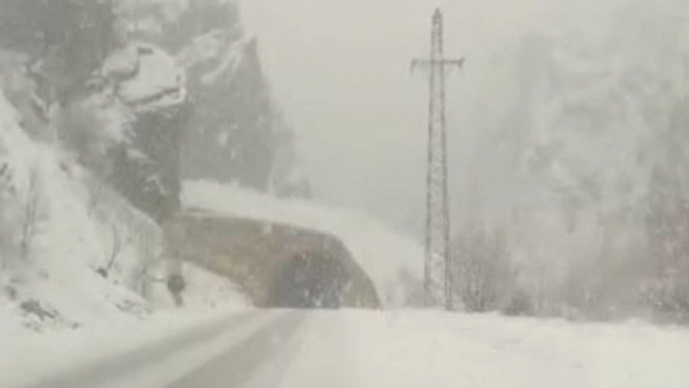 Çığ düşme anı kamerada