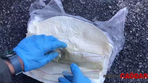 Çiğ köfte lavaşına uyuşturucu koyan şahıs tutuklandı